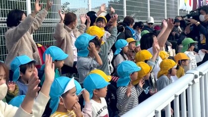 園児たちが手話でデフリンピック応援　体験通通して多様性を