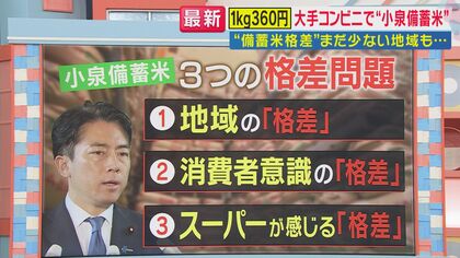 「小泉備蓄米」3つの格差が浮き彫りに　地方や中小スーパーで「不公平感」中堅スーパー「コメの売り上げは変わらない」「行列」より「普段米」を選ぶ消費者心理も