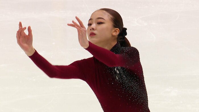 12月上旬の愛知フィギュアで上薗は2位に