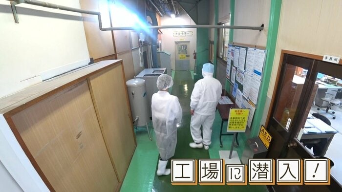 工場の中へ、潜入取材!