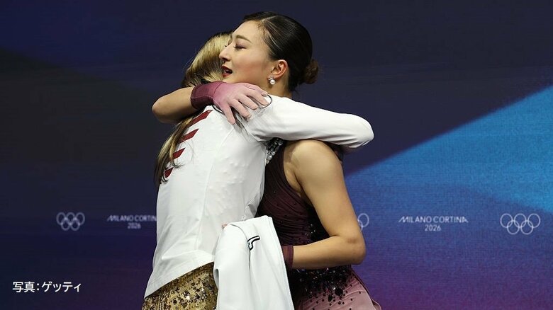 「銀メダルで悔しいって思えるくらい成長したのかな」坂本花織が泣き笑い…最後のオリンピックで銀メダル　フィギュア女子シングル【ミラノ・コルティナ五輪】｜FNNプライムオンライン