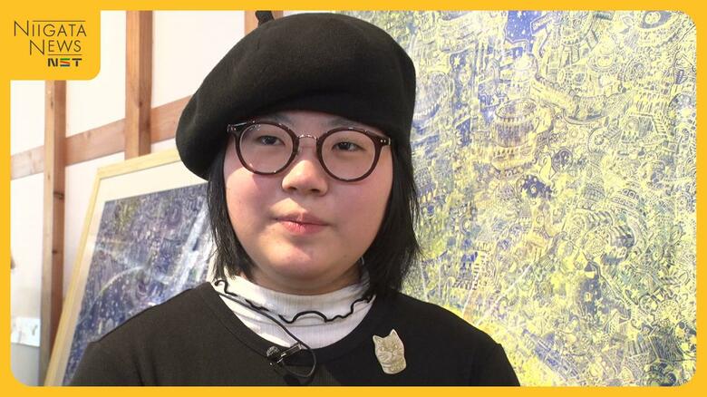 「辛い時間があったから…」不登校を経て17歳の画家が開いた初個展　辛い時期の言葉にならない感情を絵で表現｜FNNプライムオンライン