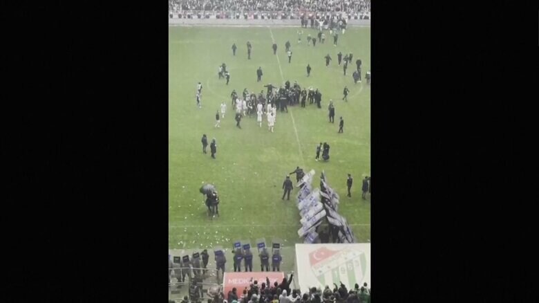 試合後の様子