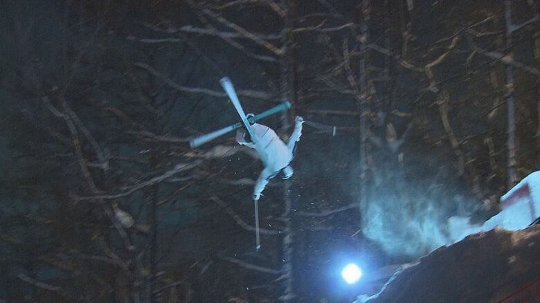 第1エアを飛ぶ島川選手