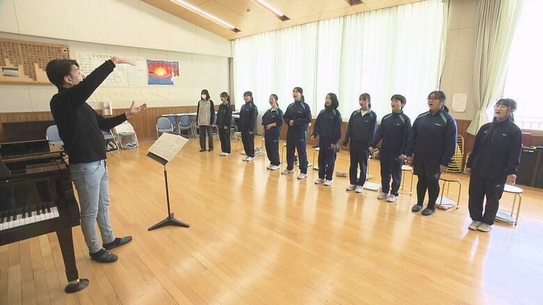 富士見・原　合唱クラブの練習