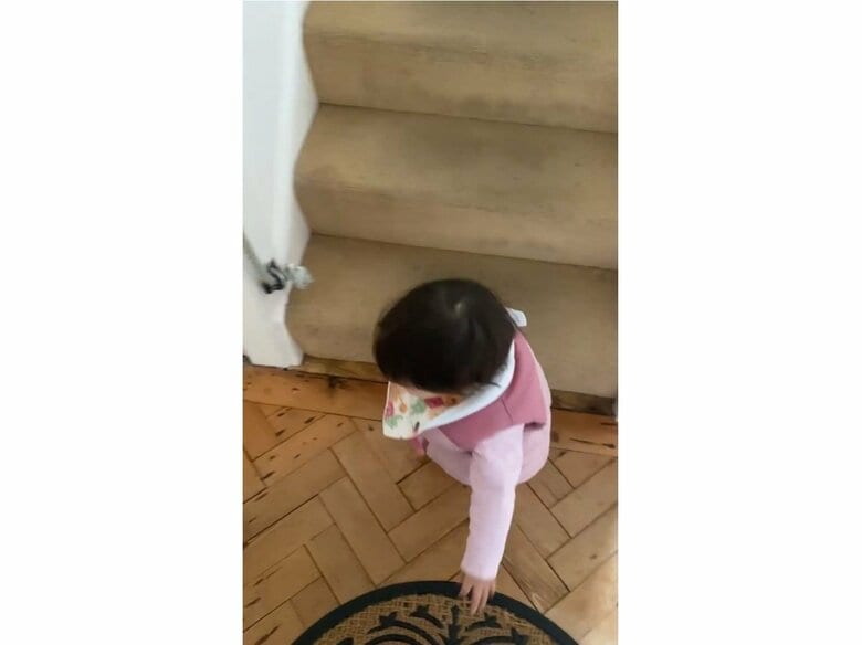 降りたあとは、スタスタと歩いていく（提供：lay_la_tk_sさん）