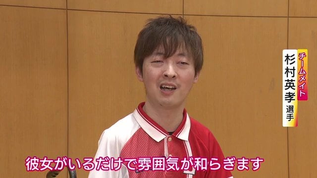 チームメイトの杉村英孝選手