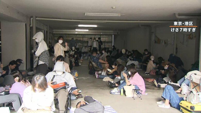 6月2日午前7時過ぎの様子