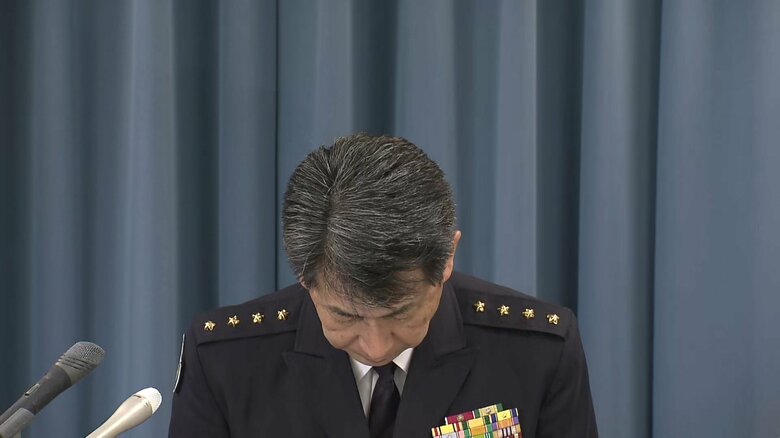 記者会見で森下陸上幕僚長は「武器を扱う組織としてあってはならない」と述べて謝罪した。