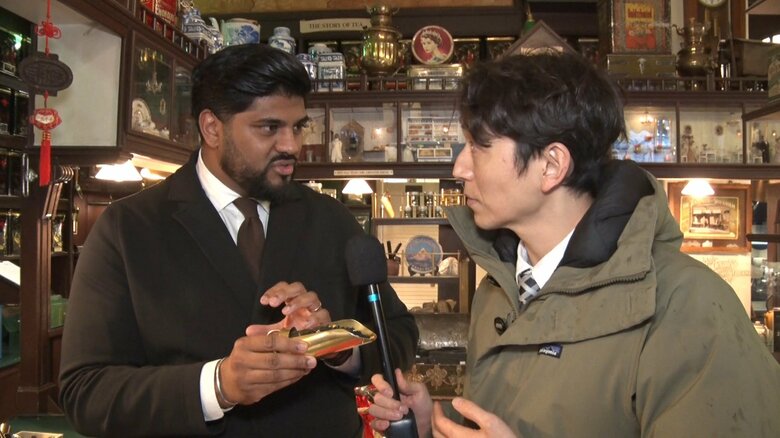 筆者に店内を満たす香りの正体を教えてくれた