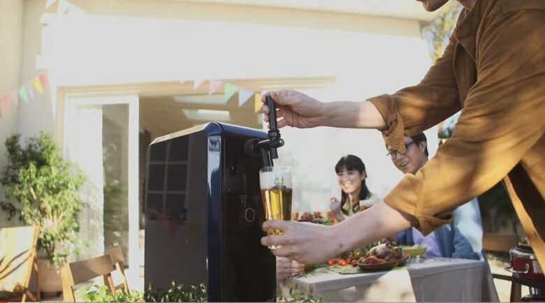 （レンタルビールサーバー「ドラフターズ」画像提供：アサヒビール株式会社）