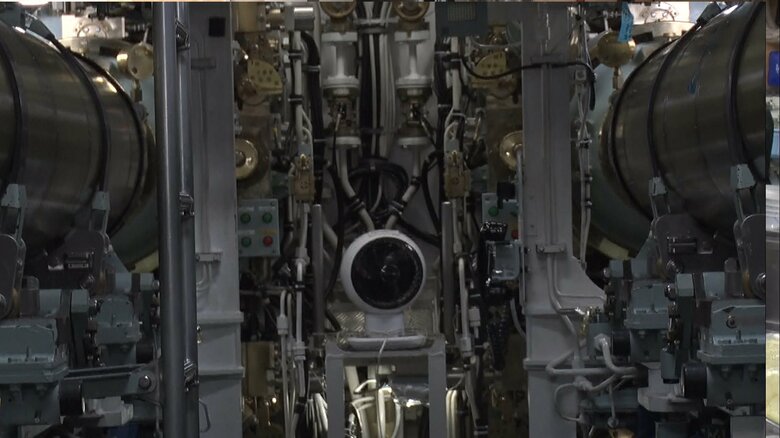 潜水艦「とうりゅう」艦内・魚雷発射室