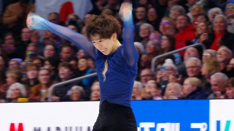 演技後には何度も飛び出したガッツポーズ