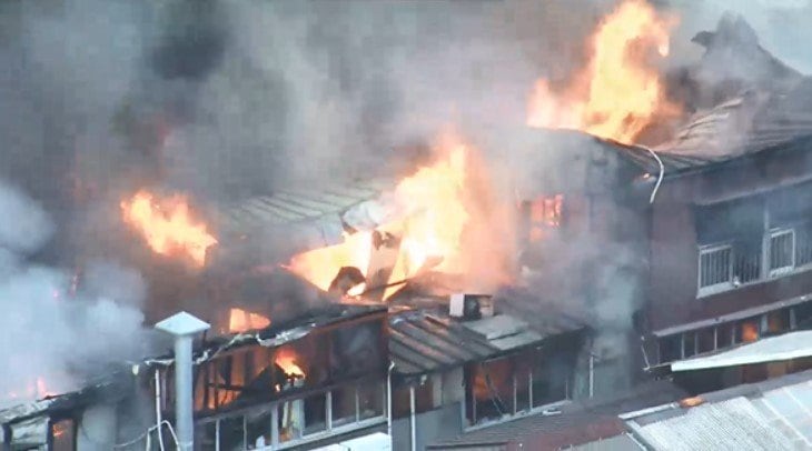 広島市エキニシ大規模火災（2021年11月10日）