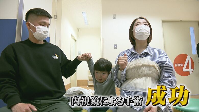 手術の際の心境を語るしゅんくんのお父さん