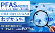 「PFAS（ピーファス／有機フッ素化合物）」の認知度、内容まで知っている人はわずか5%。「安全を数値で確認できるならやってみたい」との声も約27%に