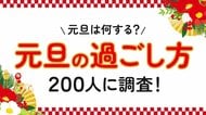 「元旦の過ごし方実態調査」成人男女200人の約7割が「家でゆっくり過ごす」と回答（ハッピーメール調べ）