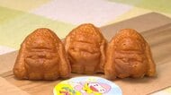 たかおか朝市に2000人どっと　野菜や団子、BBT番組のキャラ新商品も登場