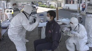 伊方原発での事故を想定した搬送訓練 大分