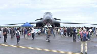 三沢基地での「B-1B爆撃機」一般公開は北朝鮮への圧力