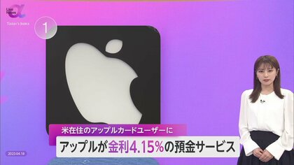 【日本にも？】米アップル“金利4.15%”預金サービス開始　銀行破たんで競争激化　IT企業進出による金融業界破壊の懸念も