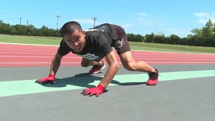 「四足走行」前人未踏の14秒台ギネス世界記録！「二足はウサイン・ボルト…四足は米江龍星」独自で研究重ね悲願達成