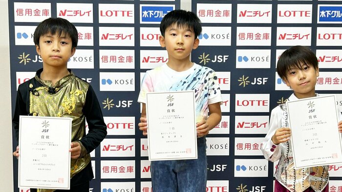 中四国九州選手権ノービスB男子表彰台