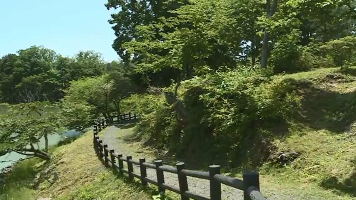 ナイフとバッグが見つかった公園