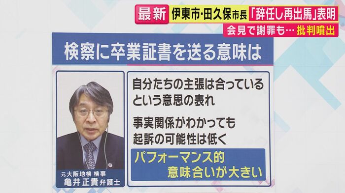 亀井正貴弁護士(関西テレビ「旬感LIVEとれたてっ!」より)