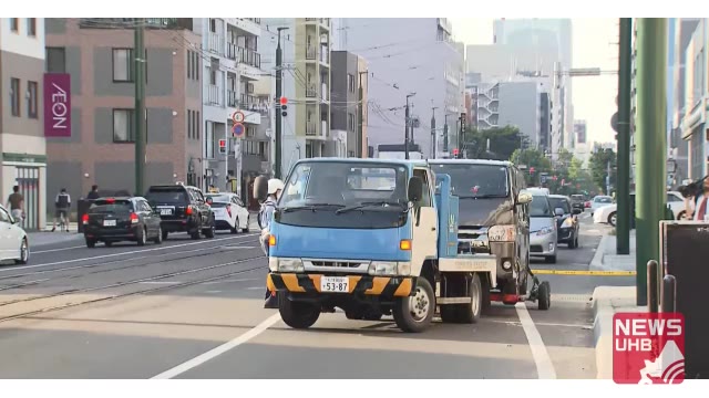 自転車に乗っていた