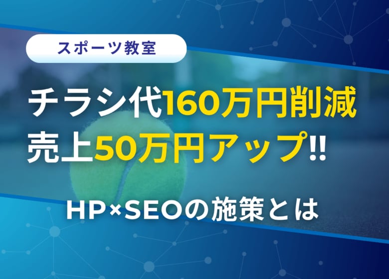 チラシ160万円削減、売上50万円アップへ─HP×SEOの施策とは