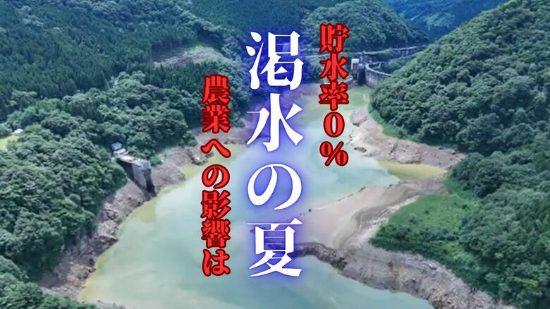 この夏の“異常渇水”　31年ぶり「貯水率0%」ダムを襲った猛暑と雨不足が農業に与えた影響〈宮城発〉｜FNNプライムオンライン