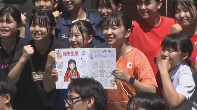 「障害＝夢を諦める理由にならない」デフリンピック日本代表・片山結愛選手が高松市の母校で活躍誓う　香川｜FNNプライムオンライン