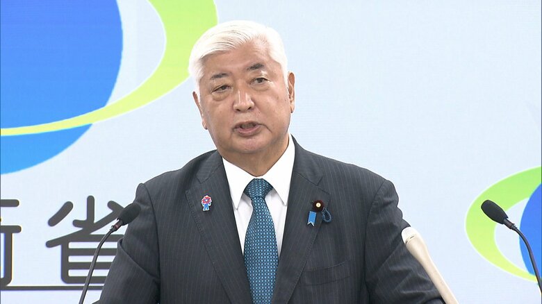 中谷防衛相が沖縄での抗議活動に異例の呼びかけ「抗議は良識を持ってやってほしい」妨害行為で訓練の変更も｜FNNプライムオンライン