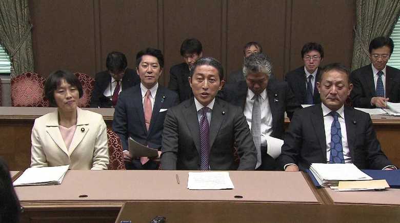 会見する自民党の大家敏志参議院議員(12月2日)