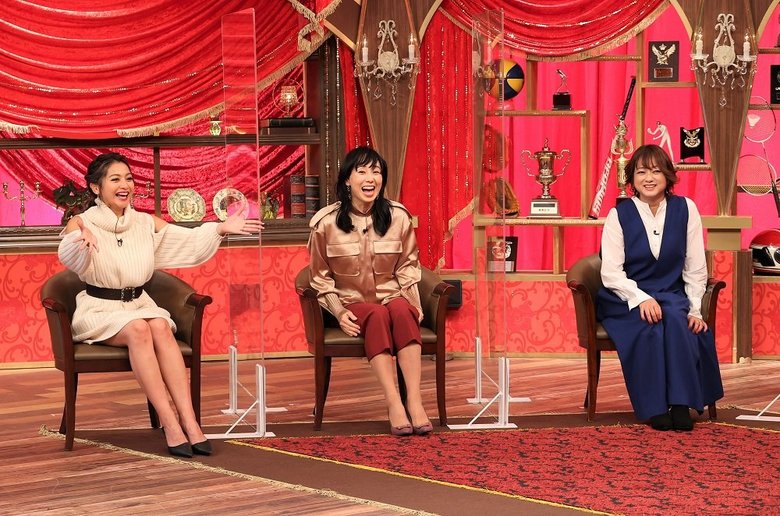 左から)ゆきぽよ、東尾理子さん、大神いずみさん