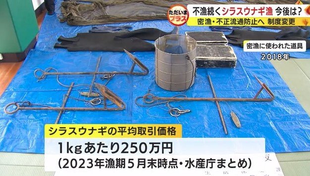 密漁に使われた道具