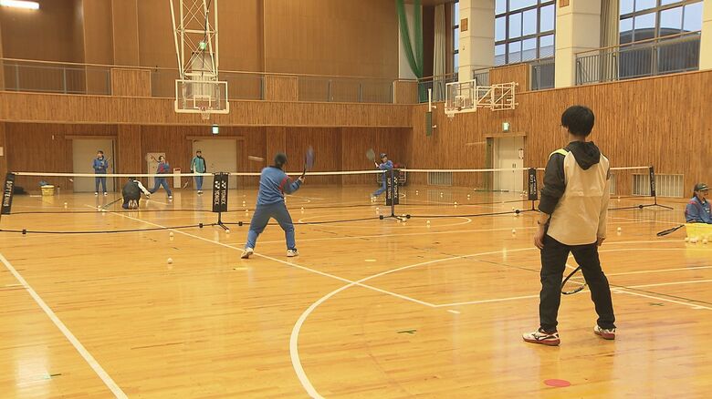 穂高西中学校のソフトテニス部