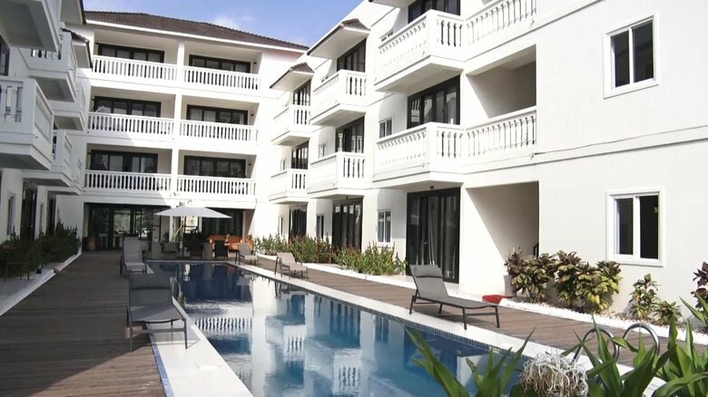 詐欺拠点となったシアヌークビルのリゾートホテル