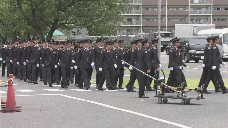 陸上自衛隊の守山駐屯地　6月21日