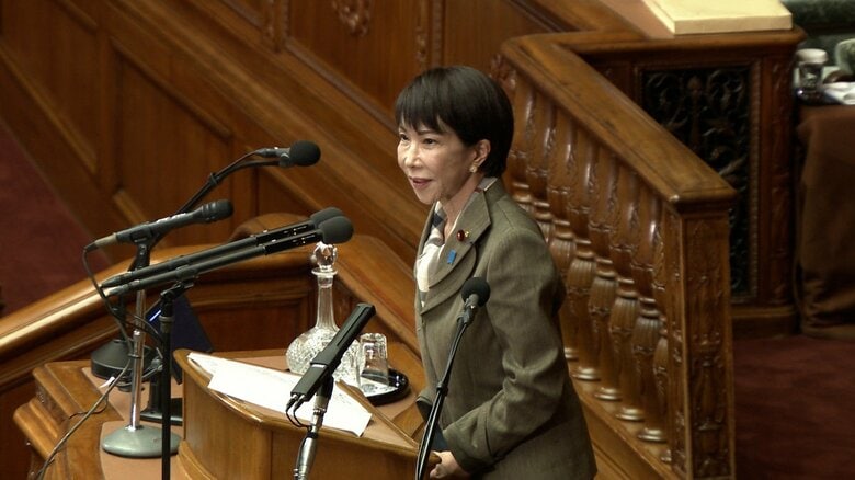 小川氏の質問に答える高市首相