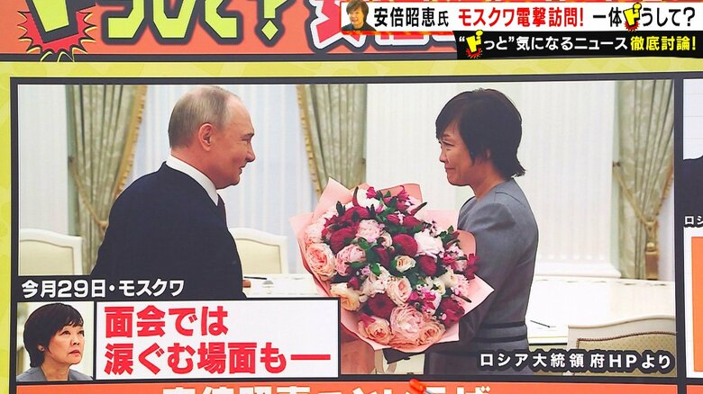ロシア大統領府HPに掲載された面会の様子