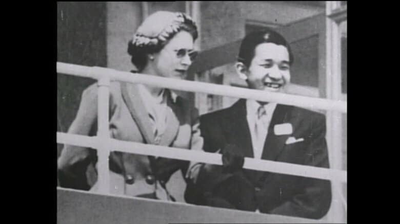 エリザベス女王と競馬観戦される上皇さま 1953年
