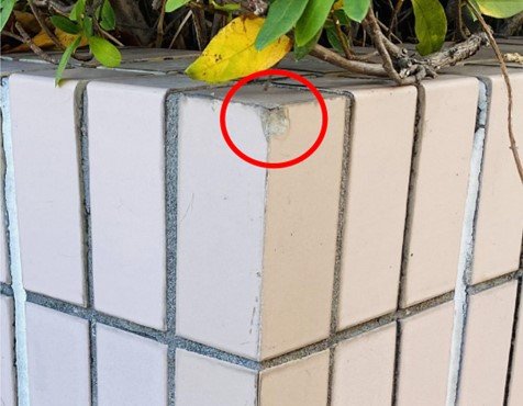 4発目が当たったタイル（2024年2月）