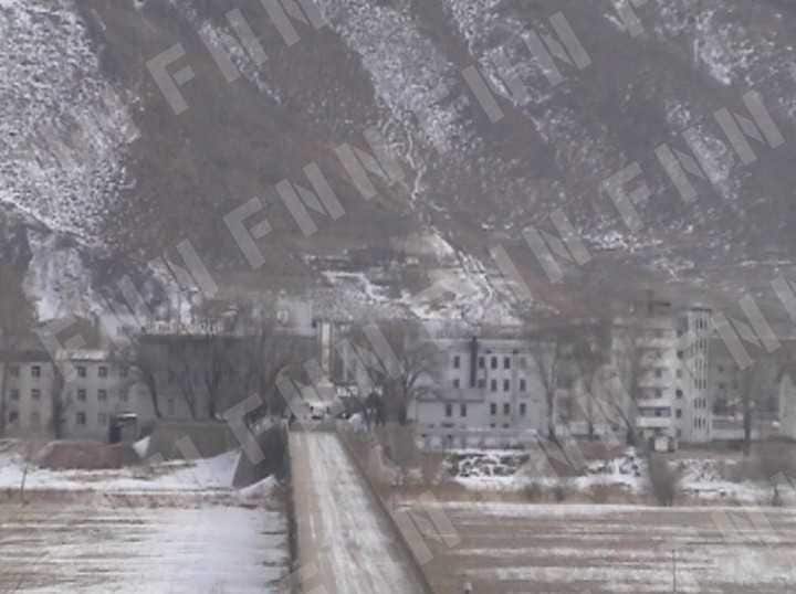 橋の向こう側は北朝鮮　中国・図門