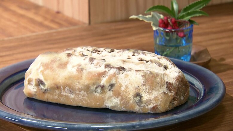 間歩で熟成させたシュトーレン