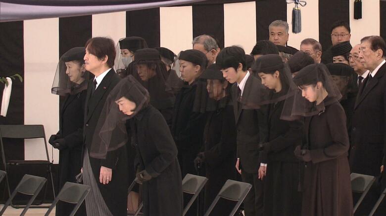 参列された皇族方