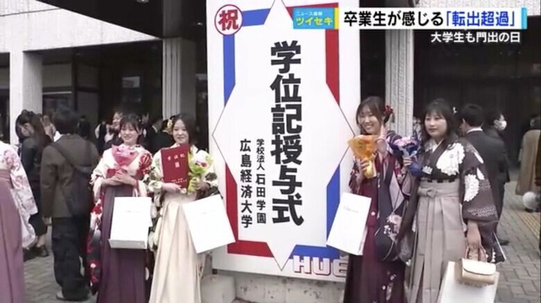 広島経済大学の卒業生たち