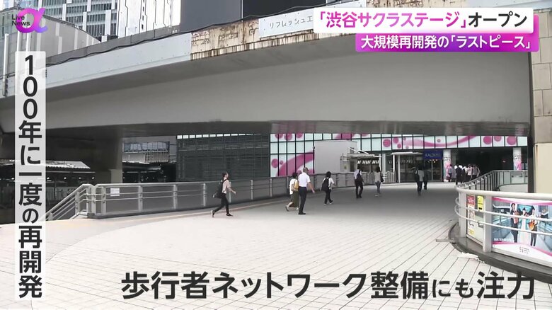 再開発が行われる渋谷の街