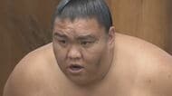 御嶽海が初白星　1勝2敗　大相撲九州場所